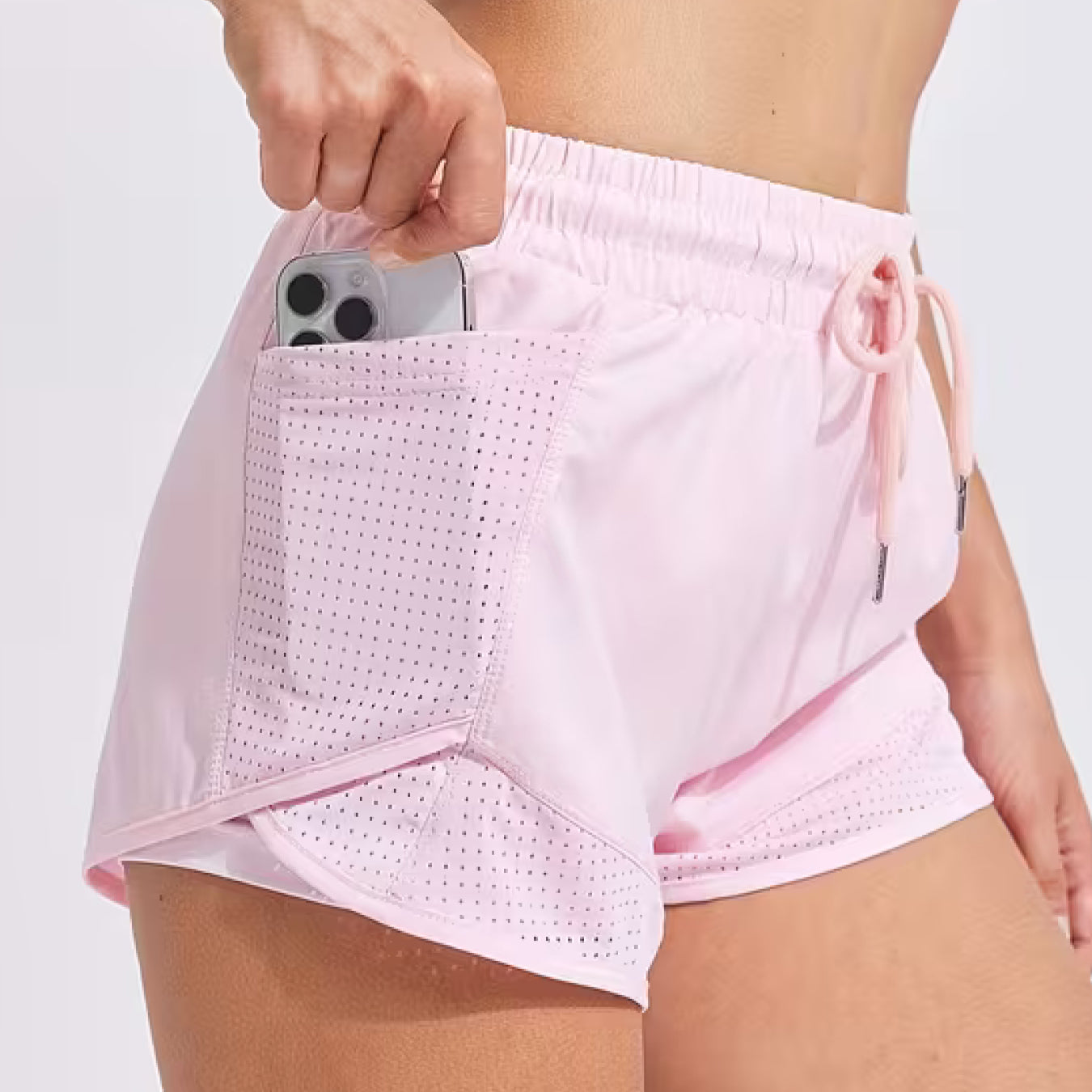 Short Esportivo Performance UltraFit - Dupla face, Leve, Respirável e com Bolsos | Compre 1 LEVE 2