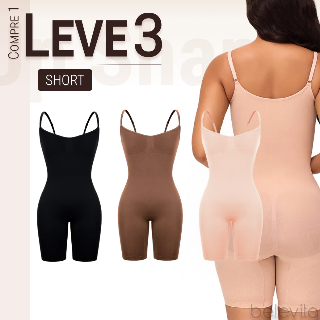 Body Modelador - Up Shaper | PAGUE 1 LEVE 3 + Brinde Calcinha Modeladora