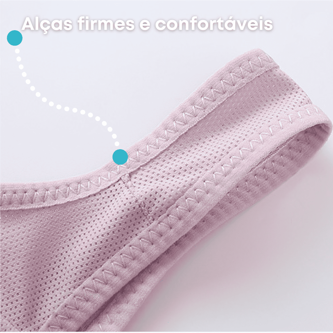 Sutiã Lady - Confortável com botões frontais