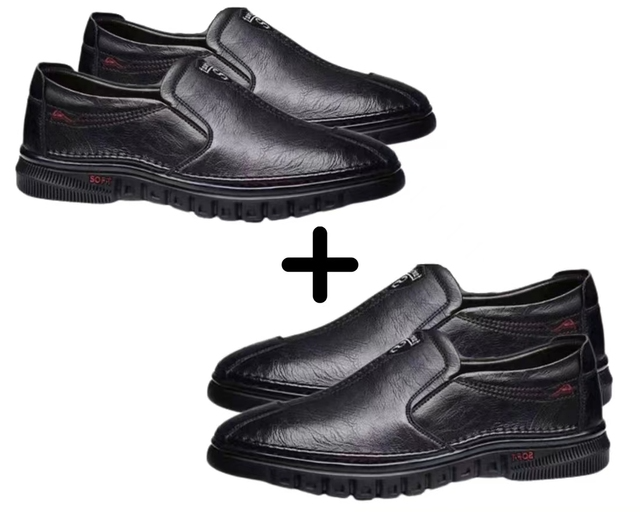 Mocassim Ortopédico de Couro Comfort [COMPRE 1 E LEVE 2]