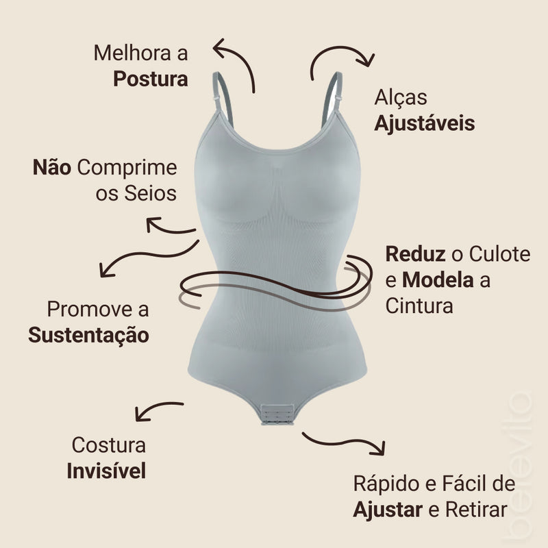 Body Modelador - Up Shaper - Compre 1 Leve 2 + Brinde Calcinha Modeladora | LANÇAMENTO NOVAS CORES