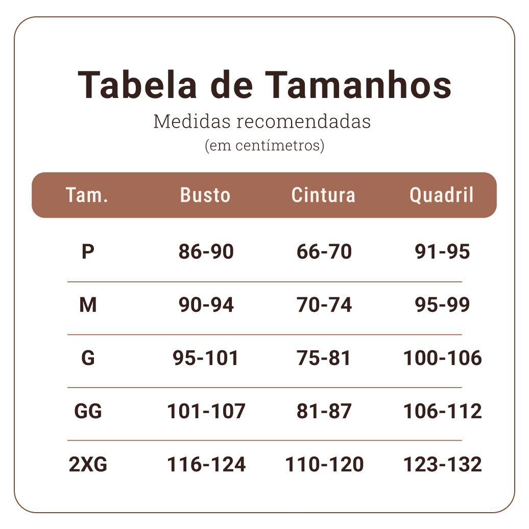 Maiô Modelador Luxo