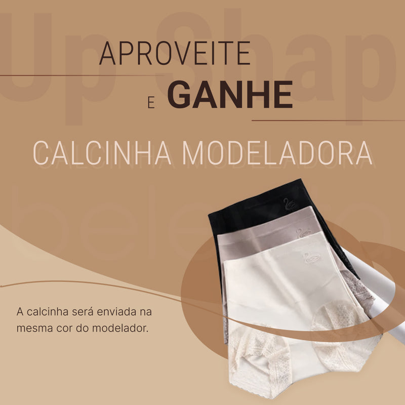 Body Modelador - Up Shaper - Compre 1 Leve 2 + Brinde Calcinha Modeladora (Short / Fio)