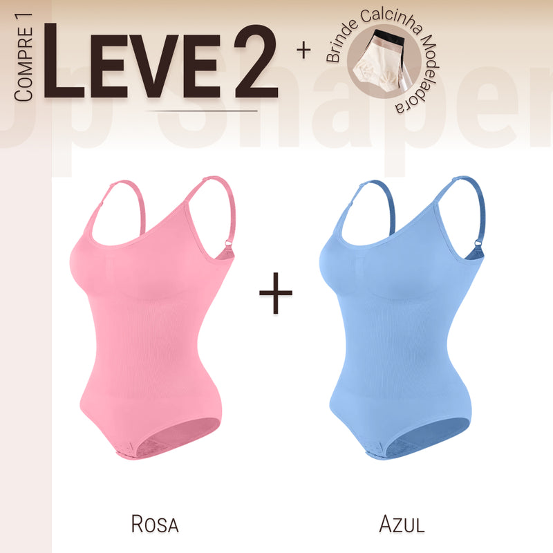 Body Modelador - Up Shaper - Compre 1 Leve 2 + Brinde Calcinha Modeladora | LANÇAMENTO NOVAS CORES