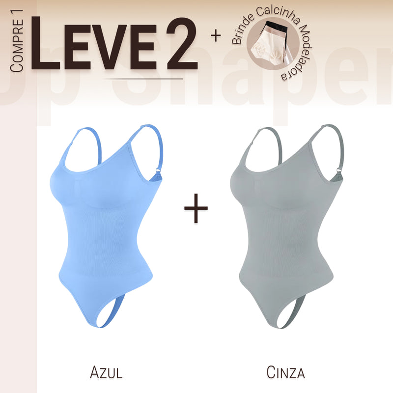 Body Modelador - Up Shaper - Compre 1 Leve 2 + Brinde Calcinha Modeladora | LANÇAMENTO NOVAS CORES