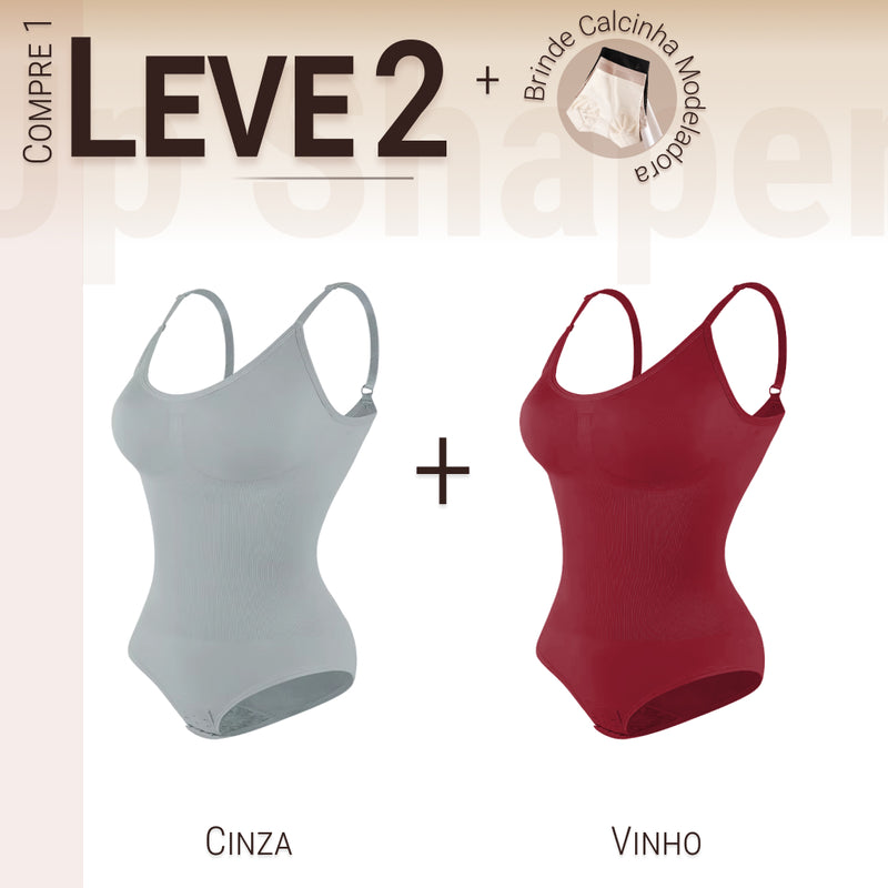 Body Modelador - Up Shaper - Compre 1 Leve 2 + Brinde Calcinha Modeladora | LANÇAMENTO NOVAS CORES