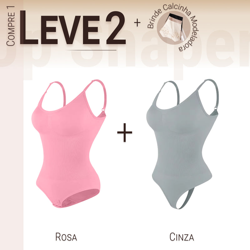 Body Modelador - Up Shaper - Compre 1 Leve 2 + Brinde Calcinha Modeladora | LANÇAMENTO NOVAS CORES