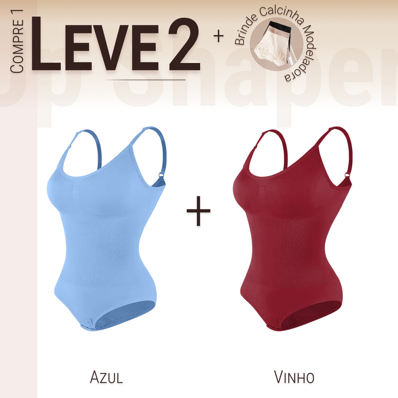 Body Modelador - Up Shaper - Compre 1 Leve 2 + Brinde Calcinha Modeladora | LANÇAMENTO NOVAS CORES