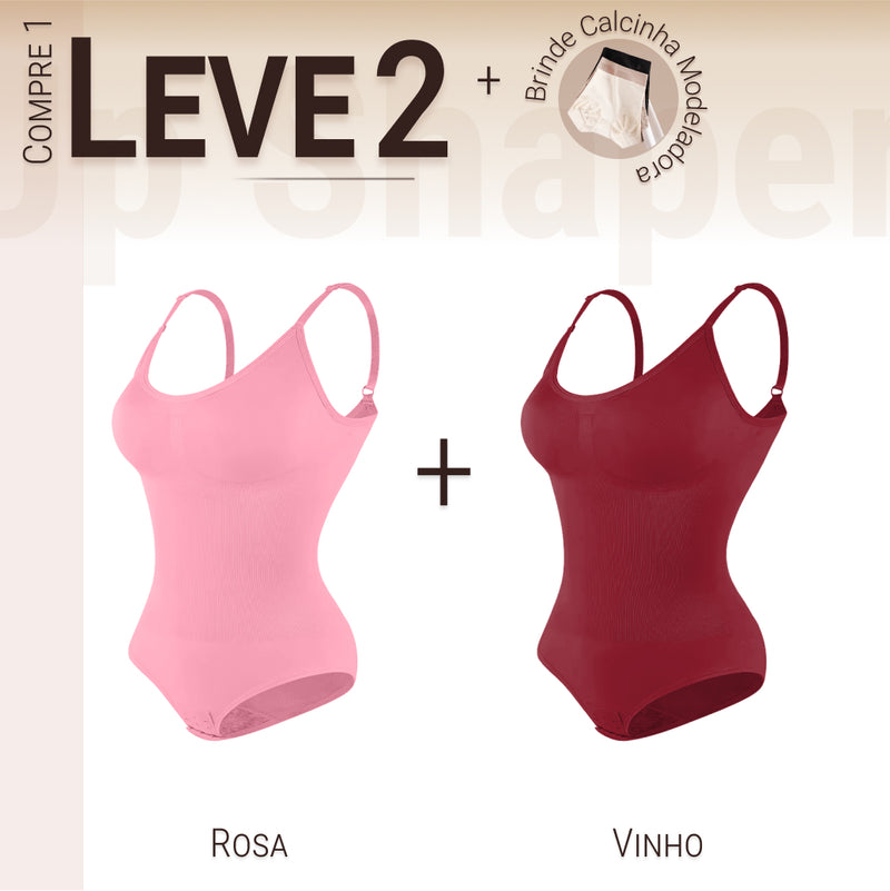 Body Modelador - Up Shaper - Compre 1 Leve 2 + Brinde Calcinha Modeladora | LANÇAMENTO NOVAS CORES