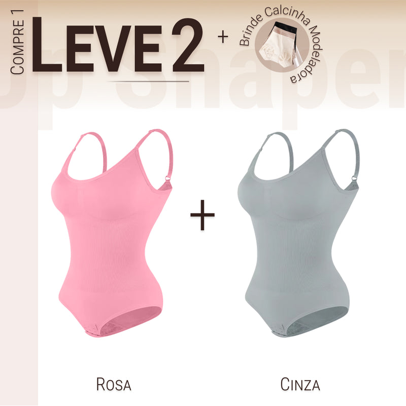 Body Modelador - Up Shaper - Compre 1 Leve 2 + Brinde Calcinha Modeladora | LANÇAMENTO NOVAS CORES