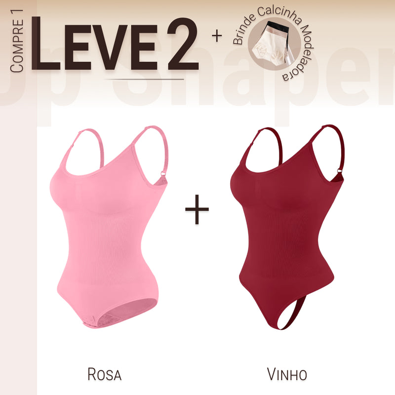 Body Modelador - Up Shaper - Compre 1 Leve 2 + Brinde Calcinha Modeladora | LANÇAMENTO NOVAS CORES