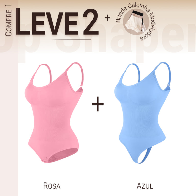 Body Modelador - Up Shaper - Compre 1 Leve 2 + Brinde Calcinha Modeladora | LANÇAMENTO NOVAS CORES