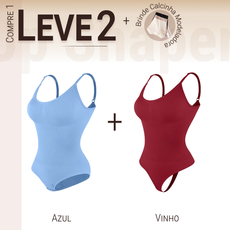 Body Modelador - Up Shaper - Compre 1 Leve 2 + Brinde Calcinha Modeladora | LANÇAMENTO NOVAS CORES