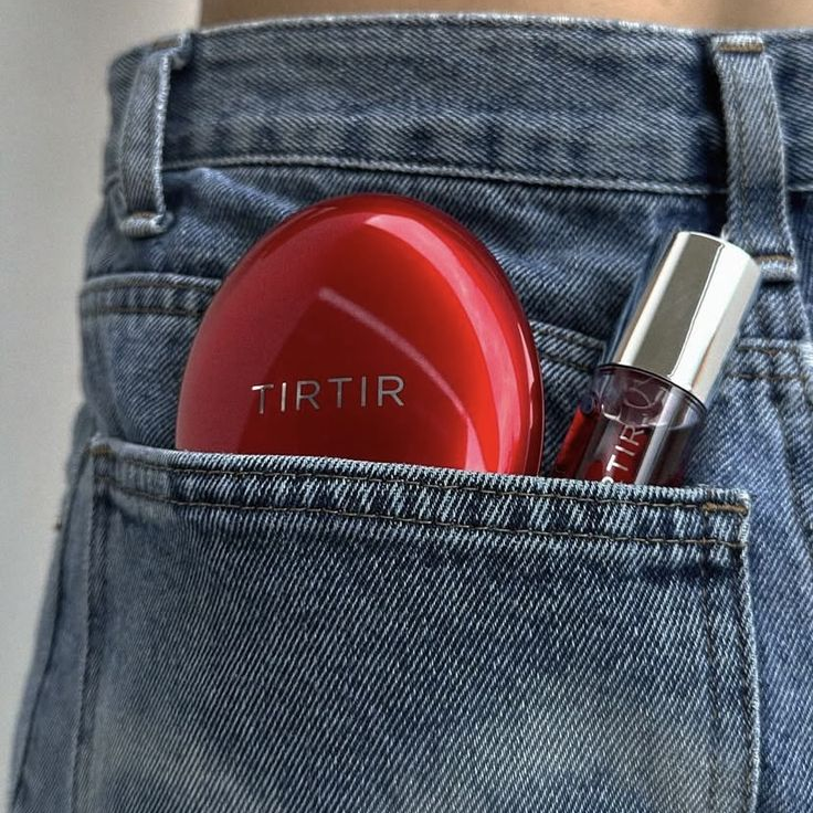 Base Cushion Clareadora TIRTIR - Protetor Solar e Maquiagem Longa Duração - Original