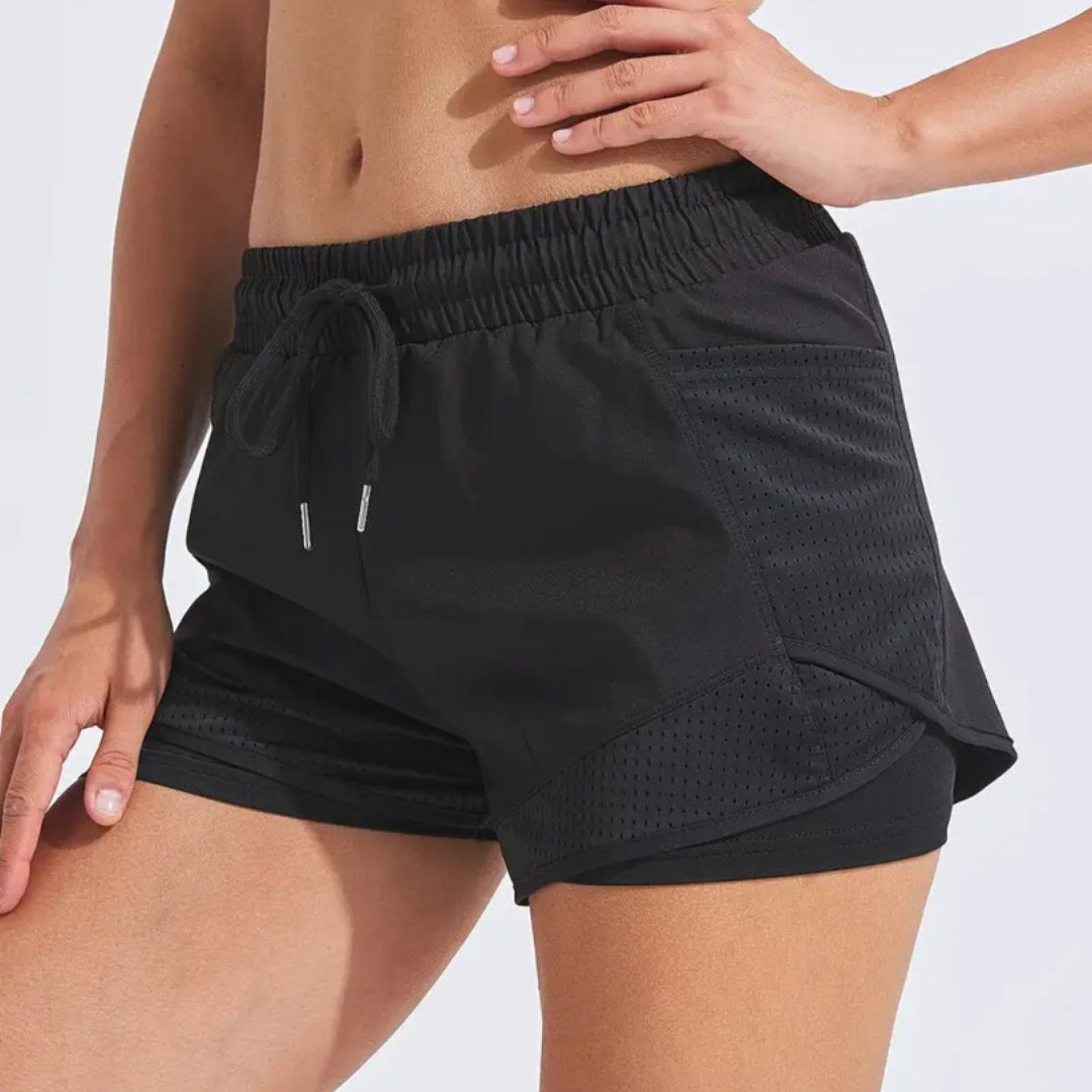 Short Esportivo  Performance UltraFit - Dupla face, Leve, Respirável e com Bolsos | Compre 1 LEVE 2
