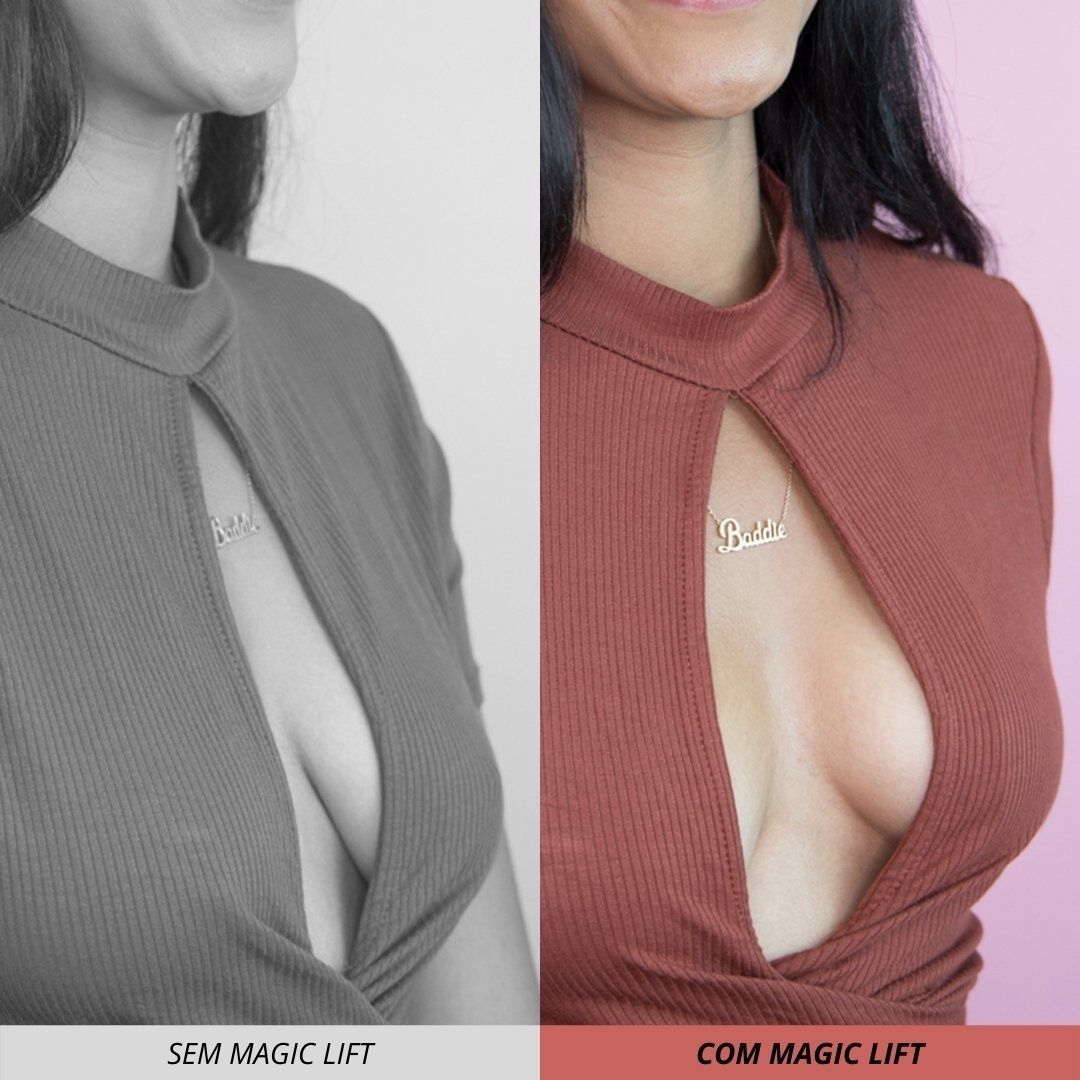 Sutiã tapa Seio feminino Magic Lift